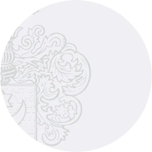 Le blason du Château d’Esclans, sur un fond gris